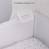 SnuzPod4 Bedside Crib with Mattress-Rose White