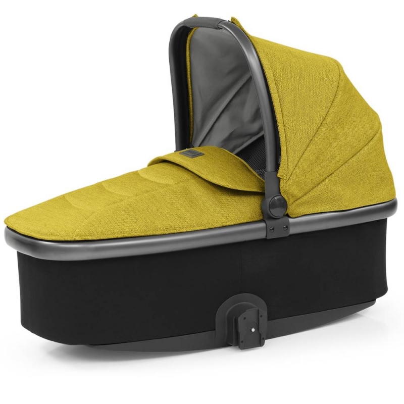 Babystyle Oyster 3 City Grey Finish Carrycot-Mustard