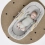 The Little Green Sheep Natural Quilted Moses Basket & Mattress-Dove