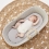 The Little Green Sheep Natural Knitted Moses Basket and Stand Bundle-Dove