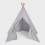 The Little Green Sheep Teepee Play Tent-Grey