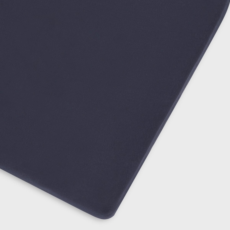 The Little Green Sheep Organic Cot & Cot Bed Fitted Sheet-Midnight