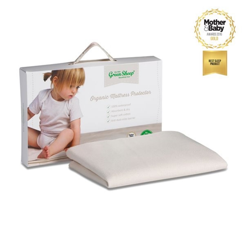The Little Green Sheep Waterproof SnuzPod Mattress Protector 40x75 50cm