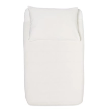 The Little Green Sheep Organic Duvet & Pillow Cover-White
