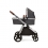 Ickle bubba Eclipse I-Size Travel System with Mercury Car Seat and Isofix Base -Chrome/Graphite Grey /Black
