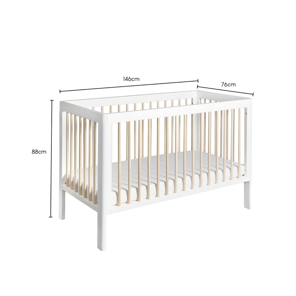 cot and change table