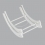 Shnuggle Moses Basket Curve Folding Stand-White (New) 