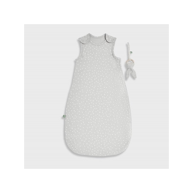 The Little Green Sheep Organic Baby Sleeping Bag 1.0 Tog -Dove Rice, 0-6m