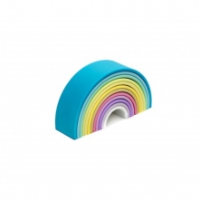 Dena 12 Piece Silicone Rainbow Toy-Pastel