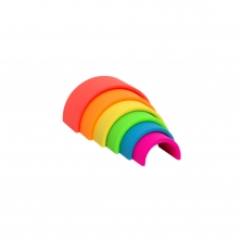 Dena Silicone 6 Piece Toy-My First Rainbow Neon