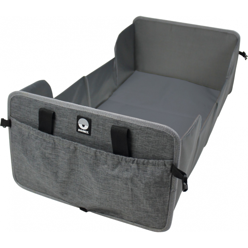 Dooky-Portable Travel Cot Grey