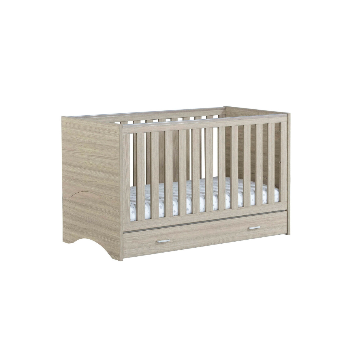 Babymore Veni Cot Bed with Drawer