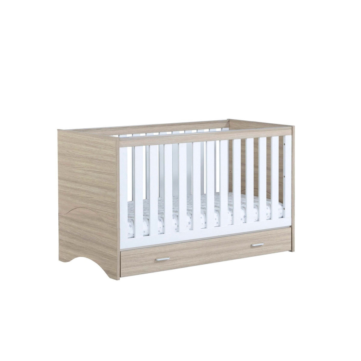 Babymore Veni Cot Bed with Drawer