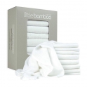 Little Bamboo 8 Pack Muslin Squares White