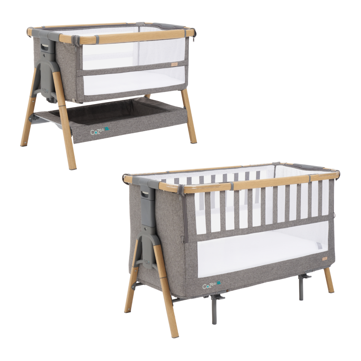 Tutti Bambini Cozee XL Bedside Crib & Cot Bundle