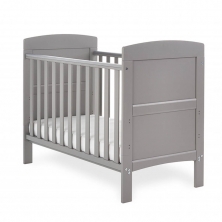 Obaby Grace Mini Cot Bed-Taupe Grey 