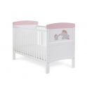 Obaby Grace Inspire Cotbed Me & Mini Me Elephants-Pink 