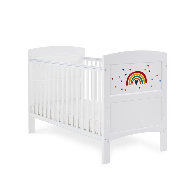 Obaby Grace Inspire Cotbed Rainbow-Multicolour 