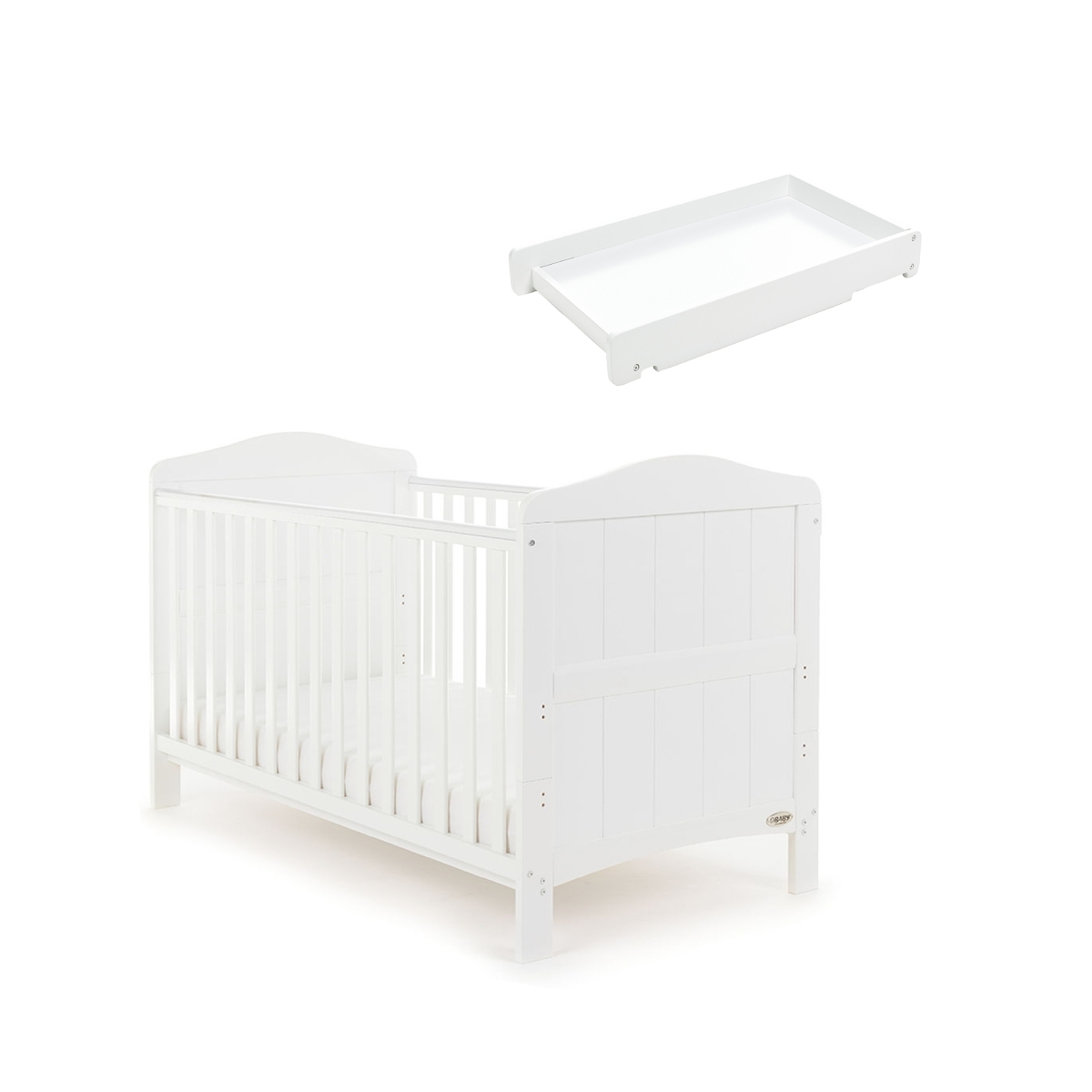 Obaby Whitby Cot Bed & Cot Top Changer