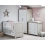 Obaby Nika Mini 3 Piece Room Set-Grey Wash & White