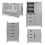 Obaby Stamford Luxe 4 Piece Room Set-Warm Grey
