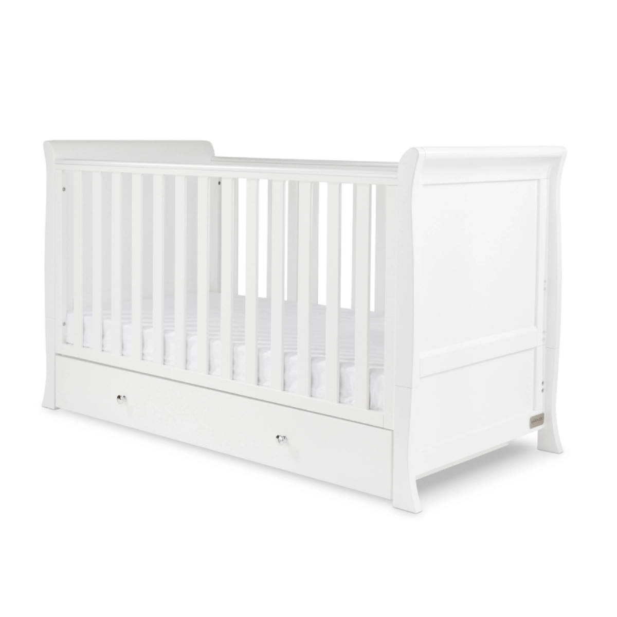 Image of Ickle Bubba Snowdon Classic Cot Bed-White