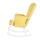 Ickle Bubba Dursley Rocker Chair and Stool-Sunshine