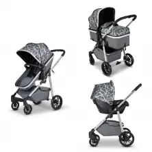 Ickle Bubba Moon All-in-One Travel System with Astral Car Seat - Sparkle