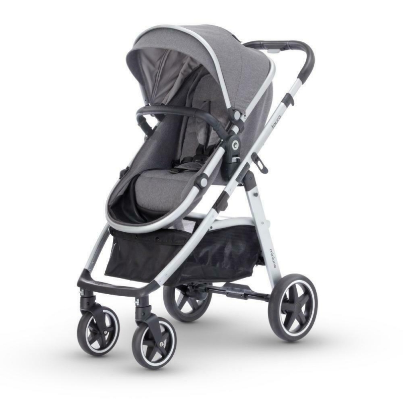 miniuno Toura Travel SystemGrey Herringbone + FREE SecureFix Isofix