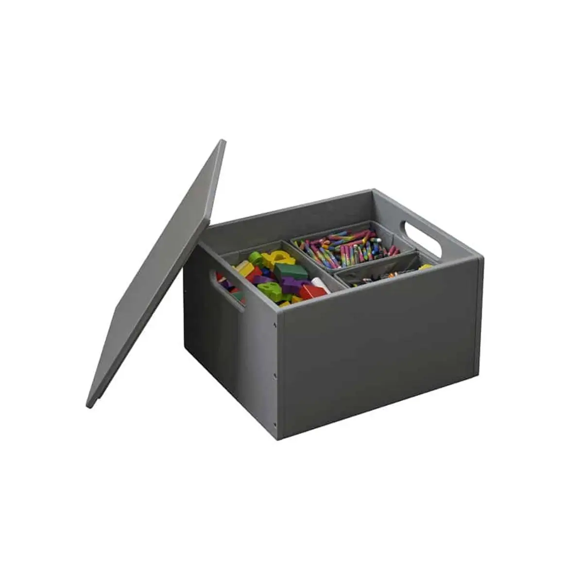 Kids Toy Storage Box-Dark Grey