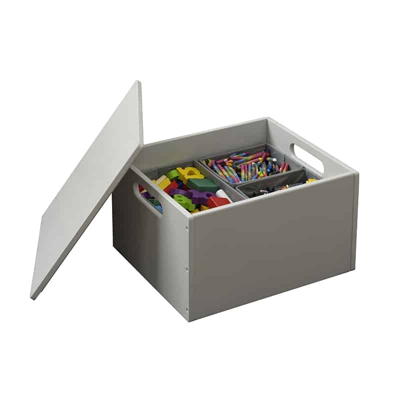Kids Toy Storage Box-Pale Grey 