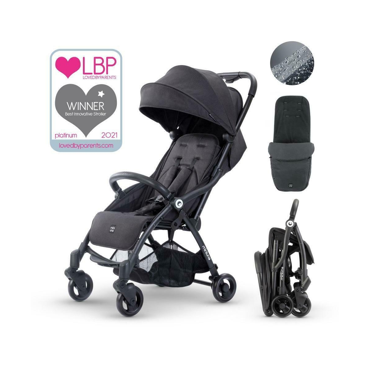 square folding stroller
