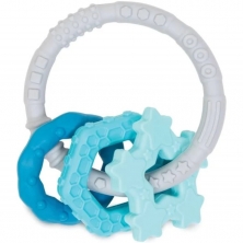Bumkins Silicone Teething Charms-Blue