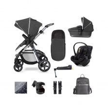 Silver Cross Pioneer 21 Dream & I-Size Base Bundle Travel System-Clay