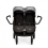 Ickle Bubba Venus Max Double Stroller-Space Grey