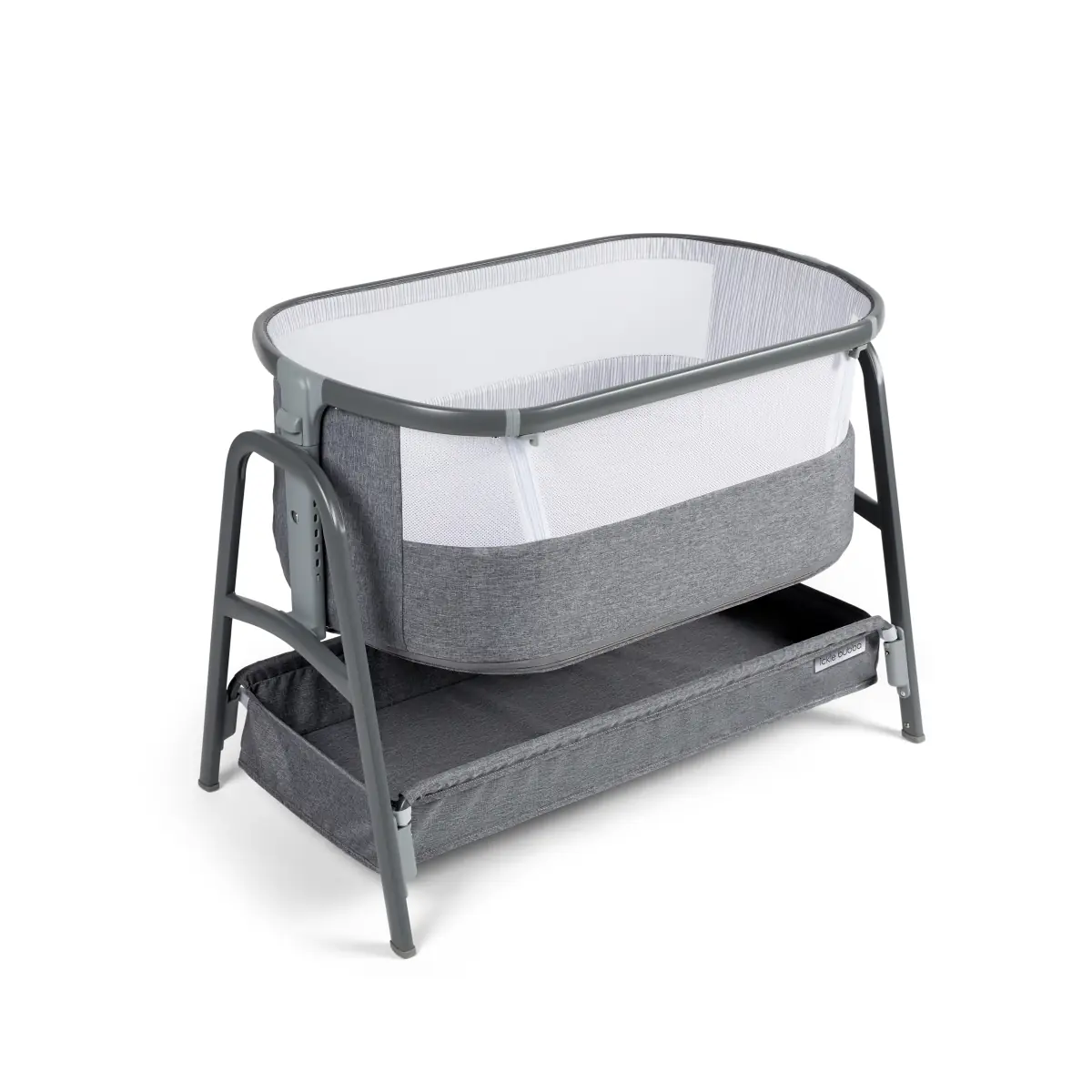 Image of Ickle Bubba Bubba&Me Bedside Crib-Space Grey