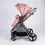 Red Kite Push Me Pace Amber Travel System-Rose Gold (2021)
