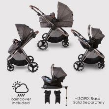 Red Kite Push Me Pace Icon Travel System-Grey