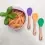 Itsy Spoonz Bamboo/Silicone 6 Pack-Multi