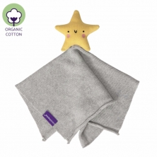 ClevaMama Shooting Star Comforter Organic Cotton Knit-Grey (3496)