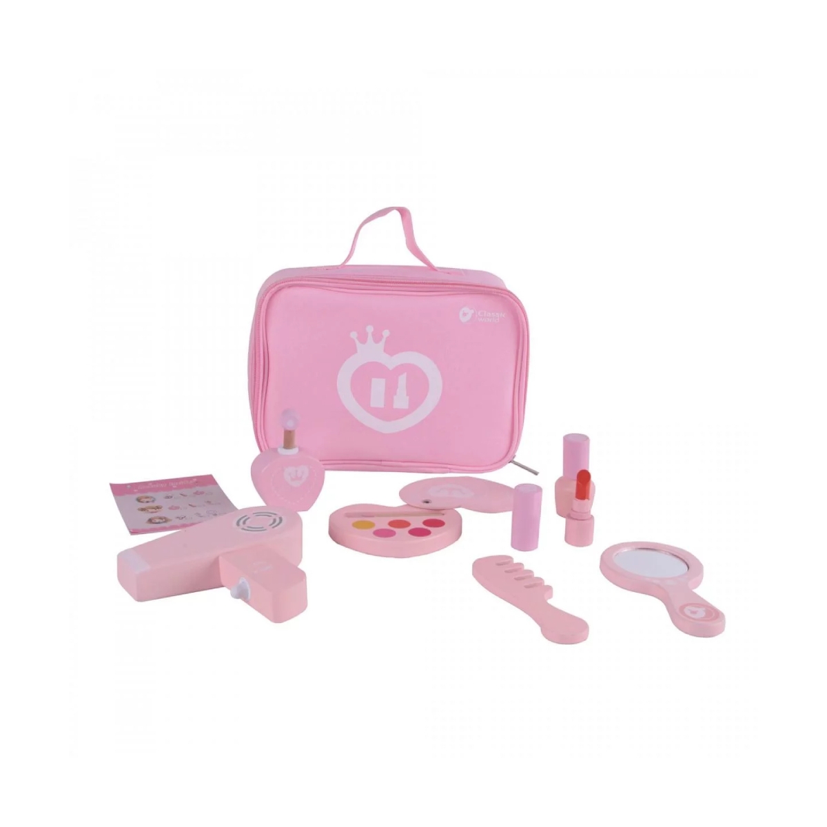 Classic World 9 Piece Pink Makeup Set