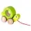 Classic World Rolling Snail Pull Toy And Rattle