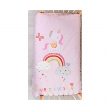 Bizzi Growin Rainbow and unicorns quilt