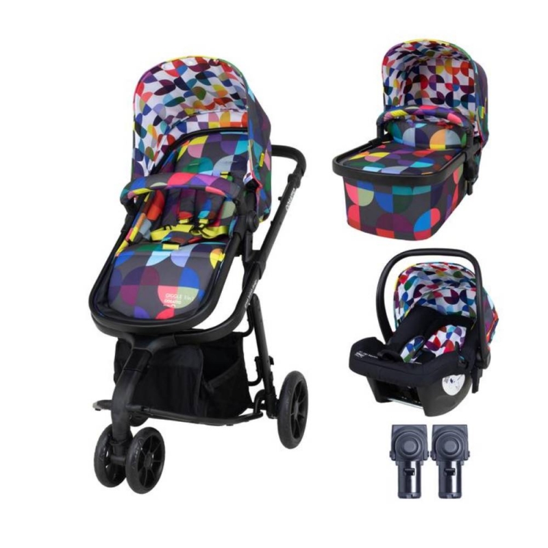 Cosatto Giggle 3in1 Travel System Bundle-Kaleidoscope