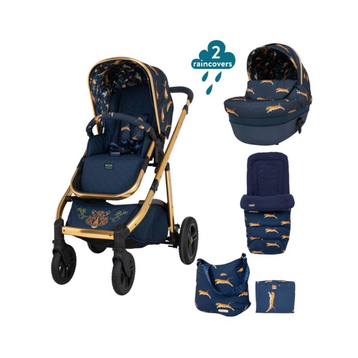Cosatto Wow Continental Pram and Pushchair Bundle