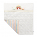 Ickle Bubba Rainbow Dream Cot Bed Quilt-Multicolour