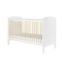 Ickle Bubba Coleby Classic Cot Bed-Scandi White (New 2022)