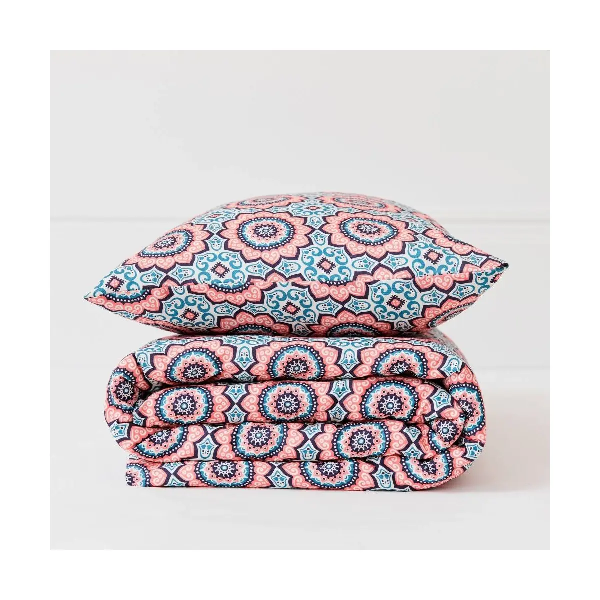 Image of Kabode Cot Bed Duvet Cover & Pillowcase-Ankara