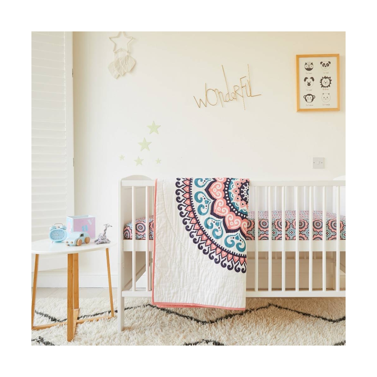 Kabode Cot & Cot Bed Quilted Blanket