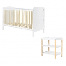 Ickle Bubba Coleby Classic 2 Piece Furniture Room Set-Scandi White